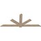 Ekena Millwork Kennewick Smooth Timber Gable Bracket, Douglas Fir, 84"W x 35"H x 1 1/2"D x 5 1/2"F, 10/12 Pitch GBW084X35X0206KEN00SDF - alternate 4